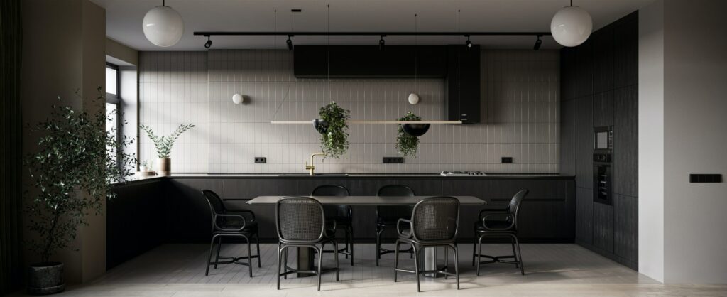 Pitch-Black Office